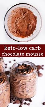 Keto Chocolate Mousse En 2020 Avec Images Mousse Au Chocolat Facile Collations Mousse Au Chocolat