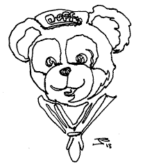 Information about duffy the disney bear (duffy) and pictures of duffy the notice: Duffy The Disney Bear The Dapper Doodle