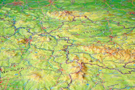Navigate germany map, satellite images of the germany, states, largest cities, political map, capitals and physical maps. Raised Relief Map Map Of Germany Big As 3d Map