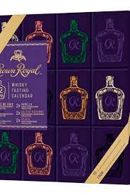 Featuring mini bottles of peach flavored whisky, salted caramel flavored whisky, black blended canadian whisky, fine de luxe blended canadian whisky, regal apple flavored whisky and vanilla flavored whisky, this gift set offers an elevated whisky tasting experience. Crown Royal Whisky Tasting Calendar Price Reviews Drizly