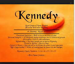 Kennedy Aka Royal Names With Meaning Names First Names