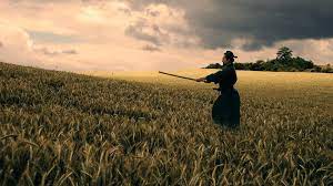 Download free bushido wallpapers for your desktop. Wallpaper Bushido Katana Black Kimono Wheat Field 1920x1080 Full Hd 2k Picture Image