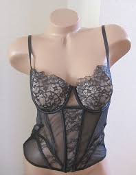 Black And White Lace Corset Victoria S Secret Black White Gold Lace Corset Bustier Size 34b Lin1 Fashion Clothing Shoes Accessories Womensclot Lace Corset Black White Gold Bustier