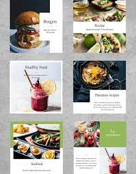 Food Social Media Template Restaurant Social Media Food Menu Design Instagram Food