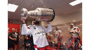 Alexander mikhailovich ovechkin is a russian professional ice hockey left winger and captain of the washington capitals of the national hock. Alex Ovechkin 8 Of The Washington Capitals Celebrates With The Stanley Cup In The Locker Roo Washington Capitals Hockey Capitals Hockey Nhl Stanley Cup Finals