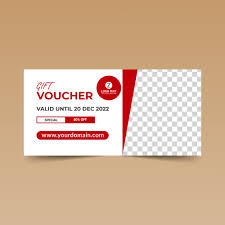 Discover 700+ voucher designs on dribbble. Red Gift Voucher Design Template 1434145 Vector Art At Vecteezy