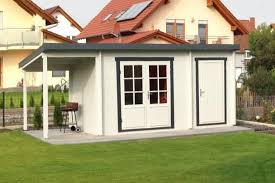 Pultdach Gartenhaus Maria Iso Mit Anbau Schleppdach Pultdach Schleppdach Anbau Haus