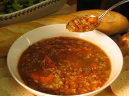 Lentil Brown Rice Soup Healthy Food Options Cooking Dinner Vegetarian Recipes