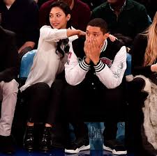Let's tell trevor's tale from his perspective a bit. Trevor Noah And His Girlfriend Sit Courtside At A Basketball Game Okmzansi