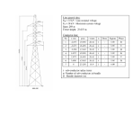 33 kV Tower Specifications and Heights | PDF | Electrical ...