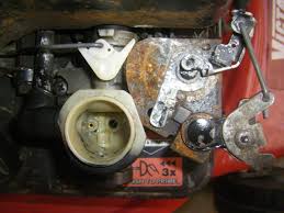Left increases spring tension and engine speed. Throttle Spring Connection On Victa Pace Outdoorking Repair Forum