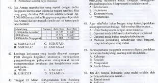 Download soal usbn smp/mts + kunci jawaban. Contoh Soal Usbn Ips Smp 2018 Dan Jawabannya Jawaban Soal