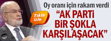 Saadet partisi canlı seçim sonuçları ile birlikte il, ilçe ve beldelere ait seçim sonuçları. Temel Karamollaoglu Ak Parti Bir Sokla Karsilasacak