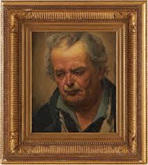 AXEL NILSSON. Mansporträtt, färgkrita, signerad och daterad 1931. Konst