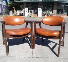 This Very Col Pair Of Ed Pauly Arm Chairs Just In Today Great Color On The Fabr Check Mor Chair Armchair Dining Chairs