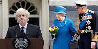 The photograph issued by number 10 shows the couple gazing at each in downing street's garden after the wedding. Boris Johnson Won T Attend Prince Philip Funeral With 30 Person Limit
