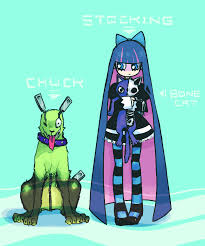 Stocking Honekoneko And Chuck Panty Stocking With Garterbelt Drawn By Hachimillion Danbooru