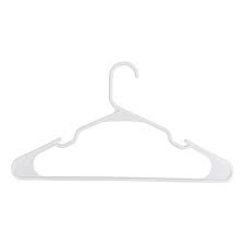 Ganchos De Plastico Para Ropa 42 X 22 2 Cm Blanco 20 Piezas The Home Depot Mexico