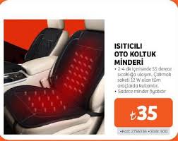 Isiticili Oto Koltuk Minderi Indirimde Market