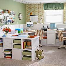 From Dark Basement To Dapper Scrapbook Room Dream Craft Room Home Office Design Craft Room Office