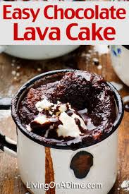 Easy Lava Cake Recipe Chocolate Fudge Lava Cake Living On A Dime To Grow Rich Lava Cake Recipe Easy Lava Cake Recipes Easy Chocolate Lava Cake