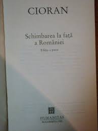 We did not find results for: Schimbarea La Fata A Romaniei Editia A Iv A De Emil Cioran 1993