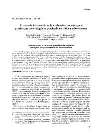 Recovery after a vasovagal episode generally begins in less than a minute. Pdf Prueba De Inclinacion En La Evaluacion Del Sincope O Presincope De Etiologia No Precisada En Ninos Y Adolescentes
