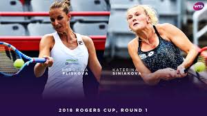 Get premium, high resolution news photos at getty images Karolina Pliskova Vs Katerina Siniakova 2018 Rogers Cup Round One Wta Highlights Youtube