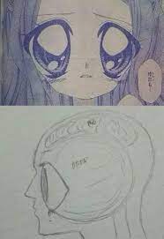 Anime manga blank comic notebook: Science Memes Anime Anatomy Facebook