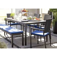 Decker Galvanized Tray Reviews Crate And Barrel In 2020 Patio Dining Furniture Rectangular Dining Table Outdoor Dining Table