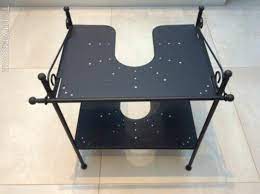Meuble sous vasque l 80 cm avec un grand tiroir et un tiroir a langlaise dim. Meuble Sous Lavabo Etagere Ikea Acier Noir Ronnskar A Aurillac Clasf Maison Jardin