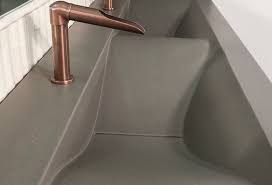 concrete sinks in the winery by sonoma