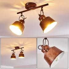 Use a clean rag to rub the. Safari Ceiling Light Rust Coloured H3012925 Do4 Illumination Co Uk
