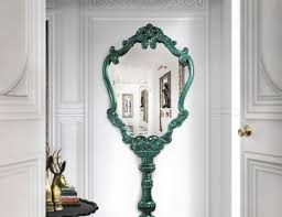 Check out the oversized rectangle blue modern mirror (72 in. Mirrors Dining And Living Room