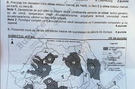 Examen a început joi dimineață, la ora 9:00, când candidații proba la alegere a profilului și a specializării. Subiectele De La Examenul De Geografie SusÈ›inut AstÄƒzi De AbsolvenÈ›ii De Liceu La Bacalaureat 2020 Edupedu Ro