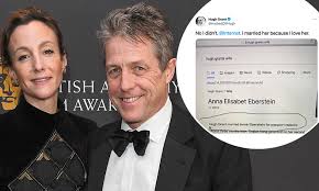 Anna elisabet eberstein hugh grant wife. Hugh Grant Slams Internet Claim He Married Wife Anna Elisabet Eberstein For Passport Reasons Daily Mail Online