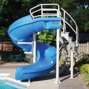 The best backyard pool slide is going to be able to give you those features and more. Inground Pool Slides Pool Supplies Superstore