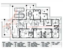 4 bilangan bilik air : Pelan Rumah 2 Tingkat 6 Bilik Plan Rumah House Plans How To Plan Floor Plans