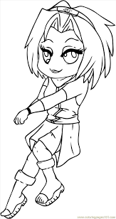 Free printable cardcaptor sakura coloring pages for kids. Sakura From Naruto Step 7 Coloring Page For Kids Free Sakura Printable Coloring Pages Online For Kids Coloringpages101 Com Coloring Pages For Kids