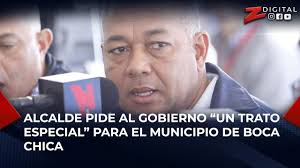 Alcalde pide al Gobierno “un trato especial” para el municipio de Boca Chica