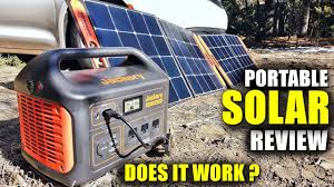 How do portable solar panels work. Portable Solar System Review Does It Work Jackery Explorer 1000 Dual Panel System Youtube