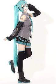 Vocaloid Miku Cosplay Costume Set Halloween Party Fancy Dress Comic Suits Uniform  Outfits For Women | Fruugo MY