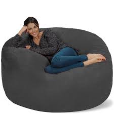 Chill Bag Bean Bags Bean Bag Chair 5 Feet Charcoal Bean Bag Chair Bean Bag Lounger Cool Bean Bags