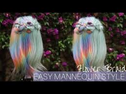 2.for the first using,there will drop out some floating hairs when you combing,but do not worry about it,it's normal.and we would like to recommend you using the correct hair comb and some. How To Do A Flower Braid Easy Hairstyle For A Cosmetology Mannequin Head Youtube