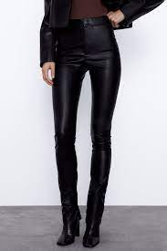 Extra Long Faux Leather Leggings Zara South Africa Leather Leggings Faux Leather Leggings Leggings