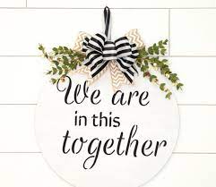 Thanks for sharing this tutorial. We Are In This Together Diy Door Hanger Craftcuts Com