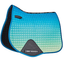 Neoprene is a type of rubber that is waterproof among other benefits. Weatherbeeta Prime Ombre All Purpose Saddle Pad