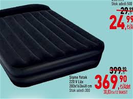 Sisme Yatak 220v Lux Indirimde Market