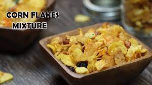 Cornflakes Chivda Recipe Cornflakes Mixture Cornflakes Namkeen Sow In 2020 Snacks Mixture Recipe Spicy Snacks