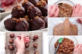 Les Boules Au Bourbon Et Au Chocolat Noir Boule Chocolat Chocolat Chocolat Noir